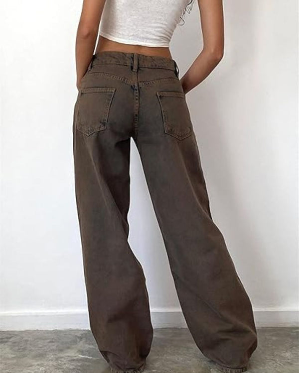 Curvvvy™ Wash Multi Mid Rise Straight Leg Jeans