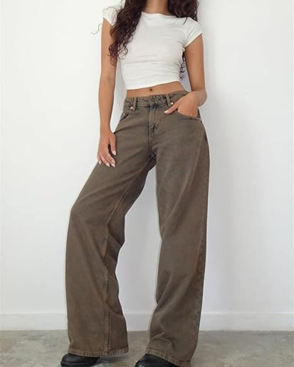 Curvvvy™ Wash Multi Mid Rise Straight Leg Jeans