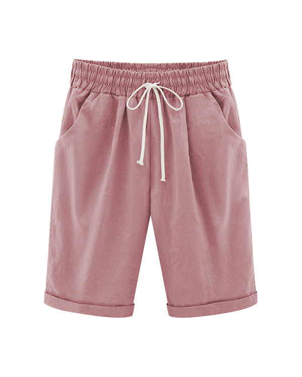 Curvvvy™ Casual Summer Loose Fit Shorts with Drawstring
