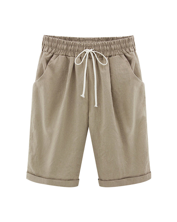 Curvvvy™ Casual Summer Loose Fit Shorts with Drawstring
