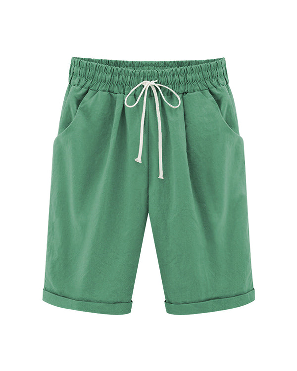 Curvvvy™ Casual Summer Loose Fit Shorts with Drawstring