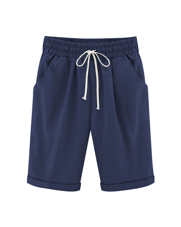 Curvvvy™ Casual Summer Loose Fit Shorts with Drawstring