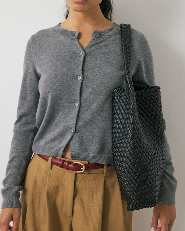 Curvvvy™ Jersey Ligero de Cuello Redondo y Manga Larga