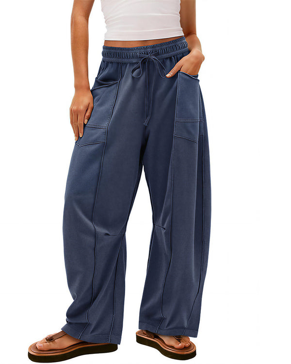 Curvvvy™ Weite Jogginghose mit Tunnelzug und Taschen