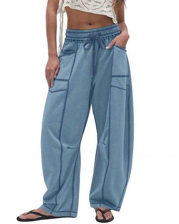 Curvvvy™ Weite Jogginghose mit Tunnelzug und Taschen