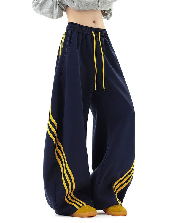 Curvvvy™ Pantalon d'Intérieur Fluide à Jambe Large et Cordon de Serrage