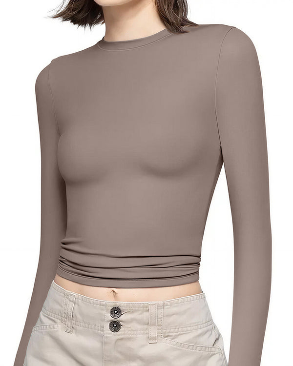 Curvvvy™ Asymmetrische Bluse mit Fledermausärmeln