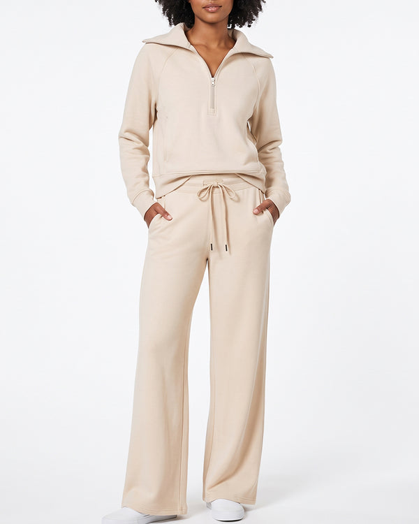 Curvvvy™ Completo Casual con Top con Spalle Scoperte e Pantaloni Ampi