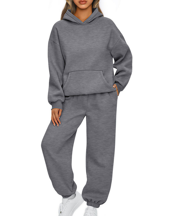 Curvvvy™ Oversized Hoodie & Jogger Lounge Set