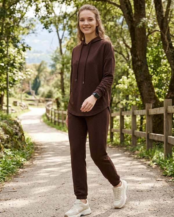 Curvvvy™ Zweiteiliges Set mit V-Ausschnitt für Freizeit & Alltag