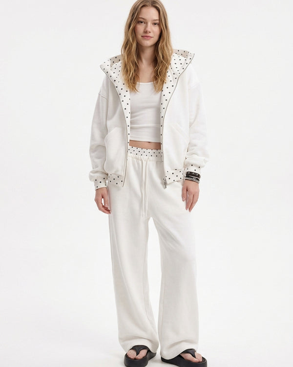 Curvvvy™ Completo Casual con Top con Spalle Scoperte e Pantaloni Ampi