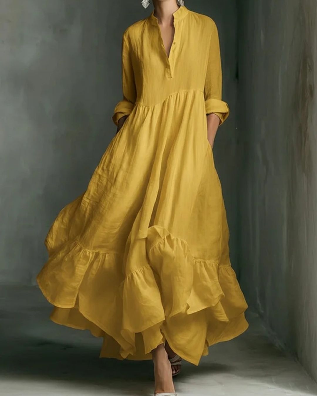 Curvvvy™ Elegant flowy Maxi Dress