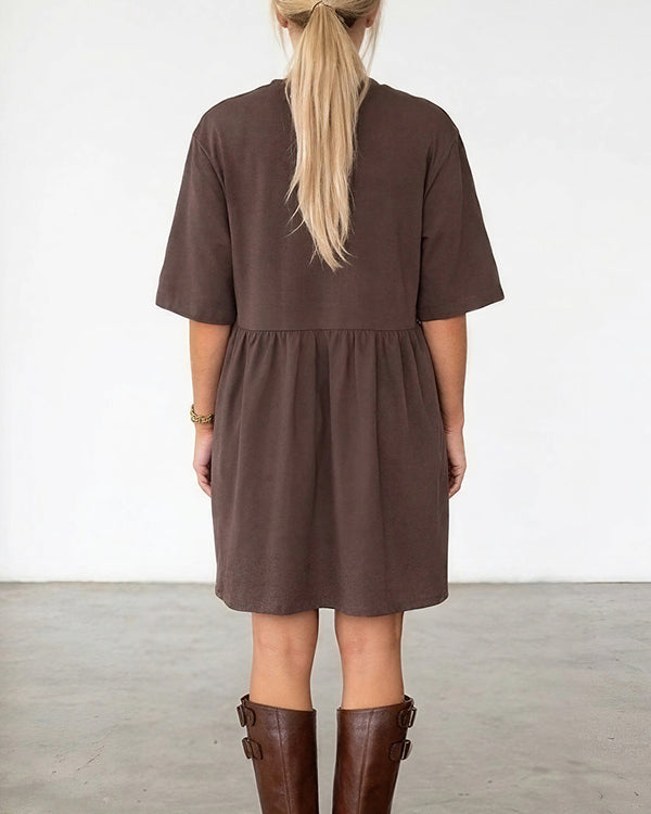 Curvvvy™ Casual Loose Tiered Mini Dress