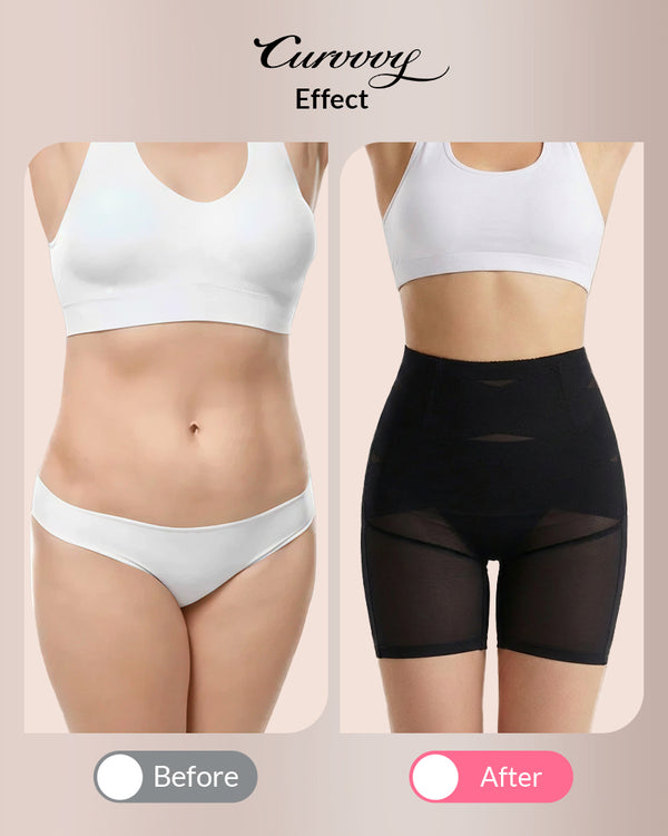 Curvvvy® Seamless High Waist Ice Silk Tummy Control Panties