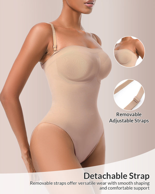 Curvvvy® Seamless Sculpt Bandeau Bodysuit