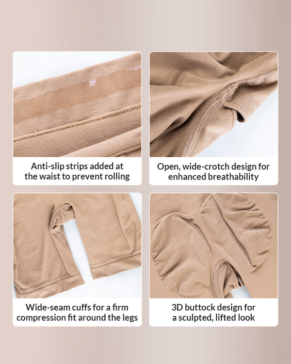 Curvvvy® Sculpt & Lift Seamless High-Waisted Shapewear Shorts