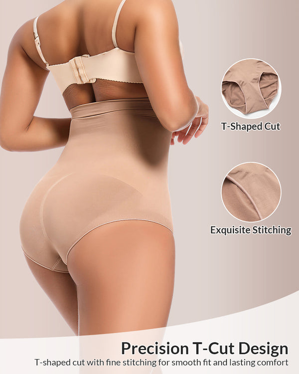 Curvvvy® Seamless High-Waisted Tummy Control Shaping Briefs