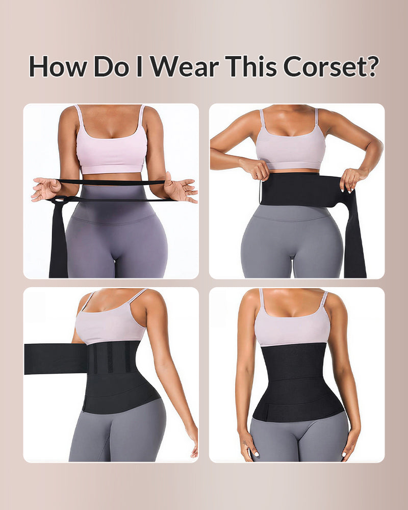 Curvvvy® Seamless Snatch Waist Adjustable Wrap Band