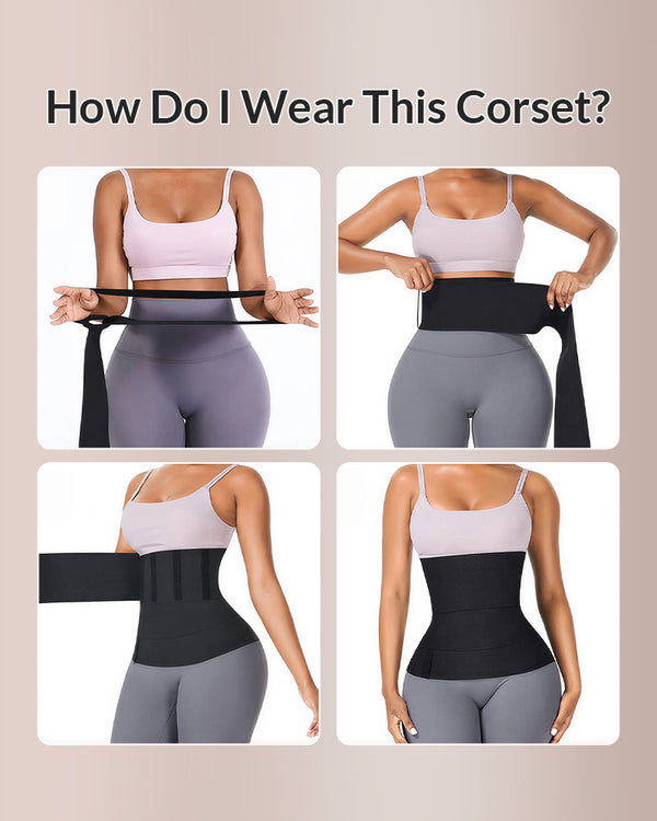 Curvvvy® Seamless Snatch Waist Adjustable Wrap Band