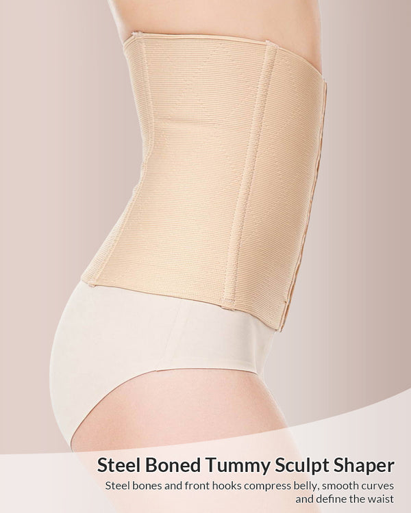 Curvvvy® Sculpt & Support Adjustable Waist Trainer Cincher