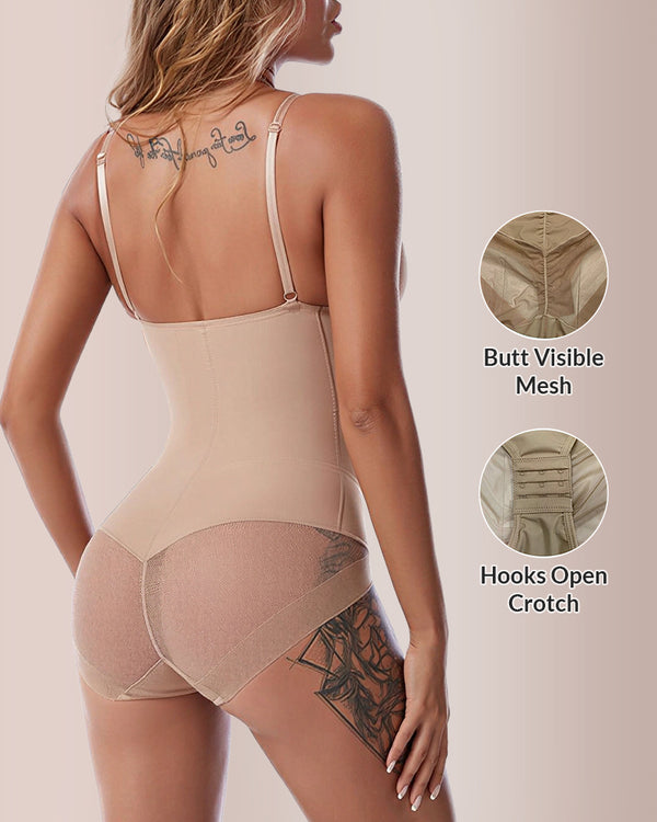 Curvvvy® Built-In Bra Sculpt & Lift Seamless Shapewear Bodysuit