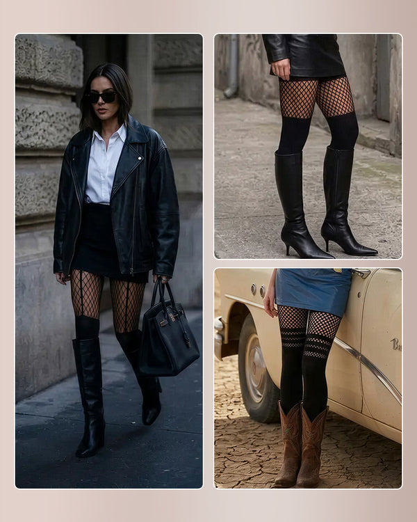 Curvvvy™ Ultra-transparente glänzende High-Waist Strumpfhose (2er-Pack)