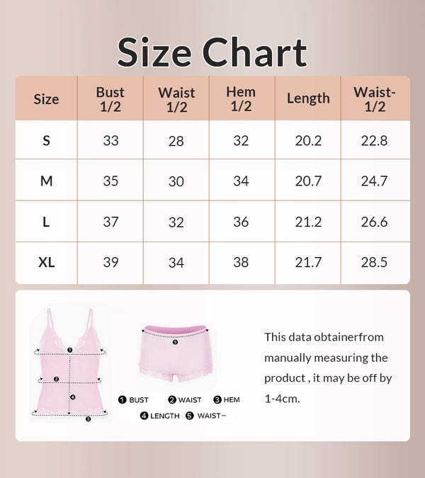 Curvvvy® Women's Lace Trim Wirefree Lightweight Underwear Set