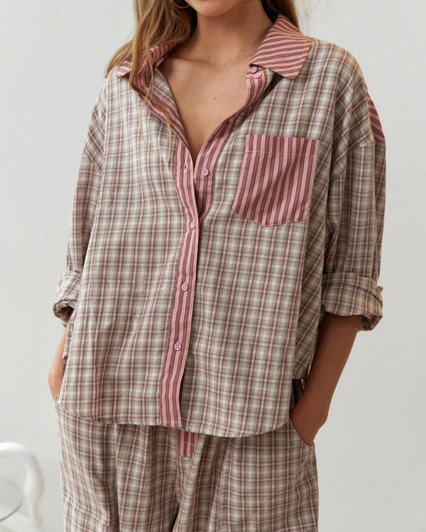 Curvvvy™ Loose Splice Pajama Set