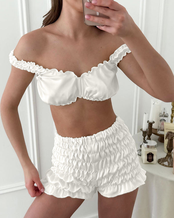 Curvvvy® Textured 3-Piece Loungewear Set