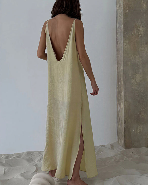 Curvvvy® The Effortless Breeze Maxi Slip Dress