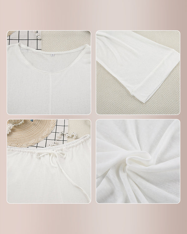 Curvvvy® Cloud-Knit 2-Piece Relaxed Loungewear Set