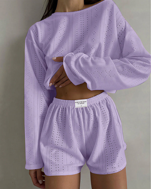 Curvvvy® Lightweight Breathable Hollow-Out Lounge Set
