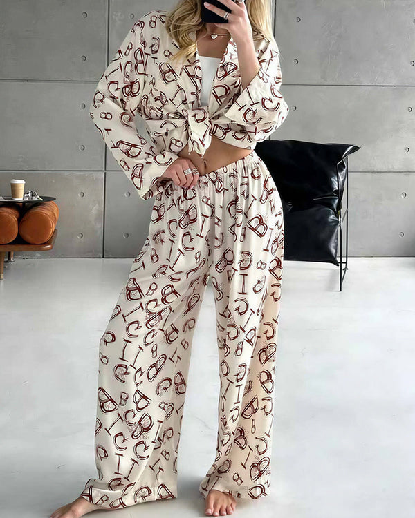 Curvvvy® The Luxe Monogram Loungewear Set