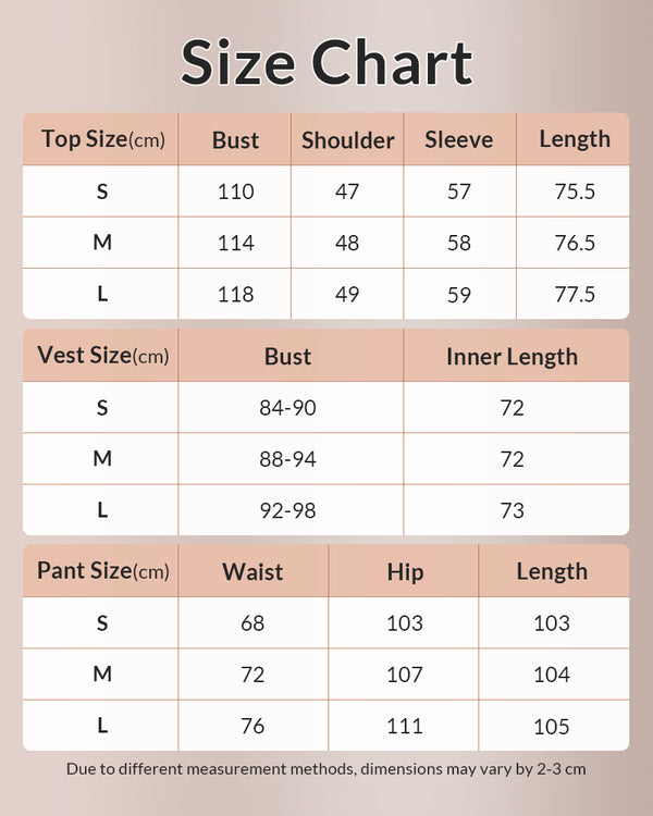 Curvvvy™ Striped 3-Piece Lounge Set - Shirt, Bralette & Pants