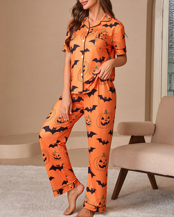 Curvvvy™ Nachtwäsche-Set aus Top und Shorts mit Spitzenbesatz