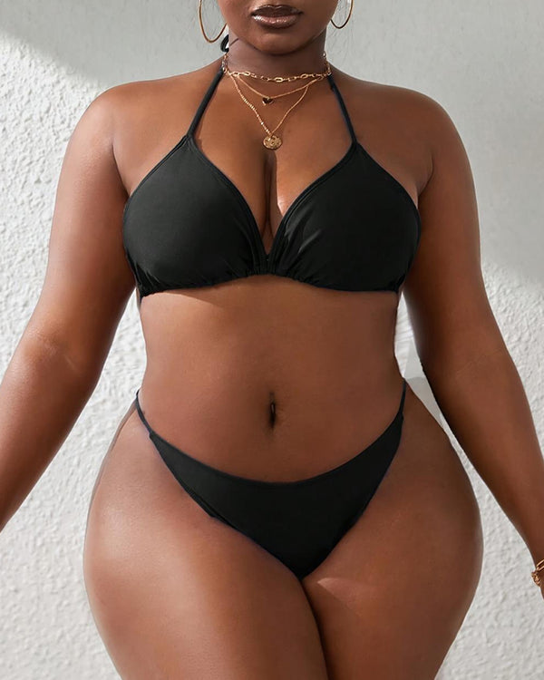 Curvvvy® Sheer Mesh Bikini Four-Piece Set