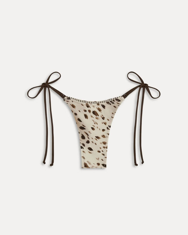 Curvvvy® Leopard Print Side Tie Strap Bikini Set