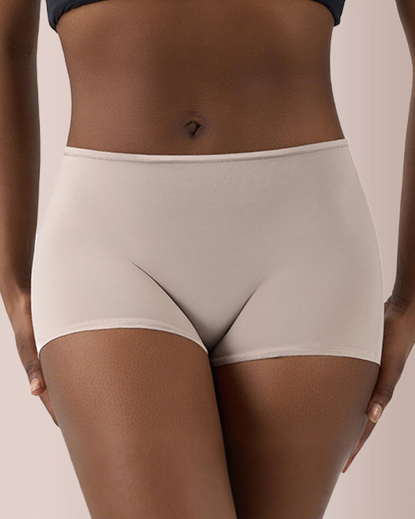 Curvvvy® High-Stretch Breathable Mid-Waist Boyshorts