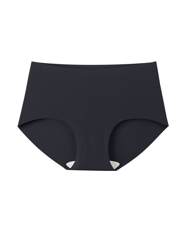 Curvvvy® Seamless Antibacterial Mid-Waist Plus Size Briefs