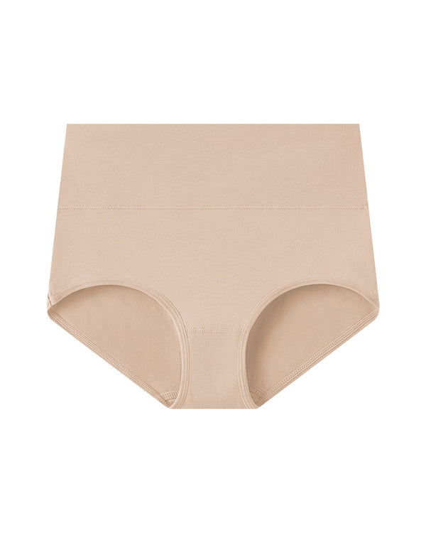 Curvvvy™ Plus Size Comfort High-Waisted Cotton Briefs with Tummy Control