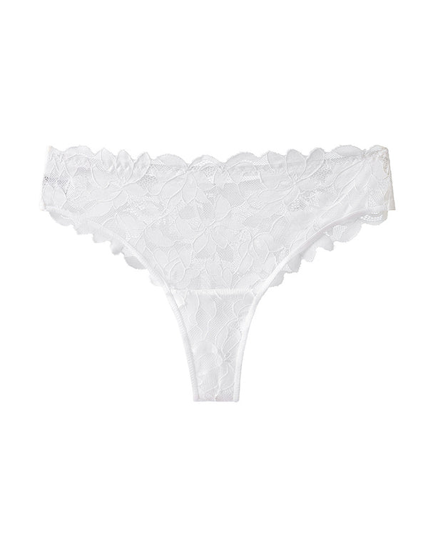 Curvvvy™ Whisper-Soft Floral Lace Thong