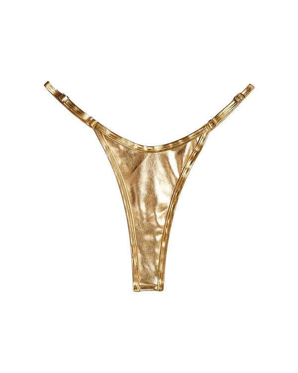 Curvvvy™ Metallic Adjustable Low-Cut Thong