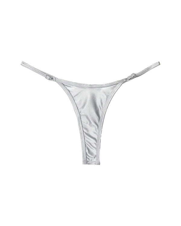 Curvvvy™ Metallic Adjustable Low-Cut Thong