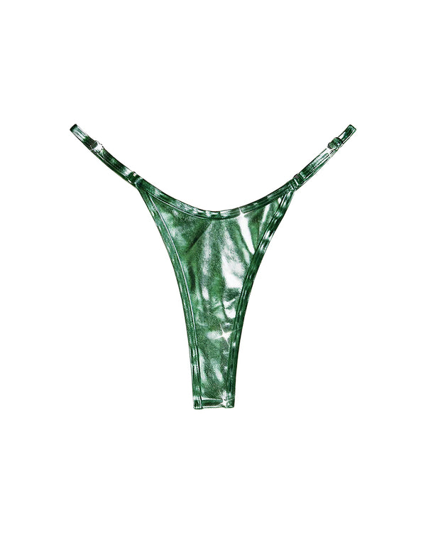 Curvvvy™ Metallic Adjustable Low-Cut Thong