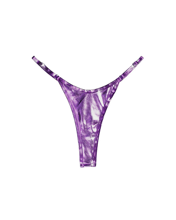 Curvvvy™ Metallic Adjustable Low-Cut Thong