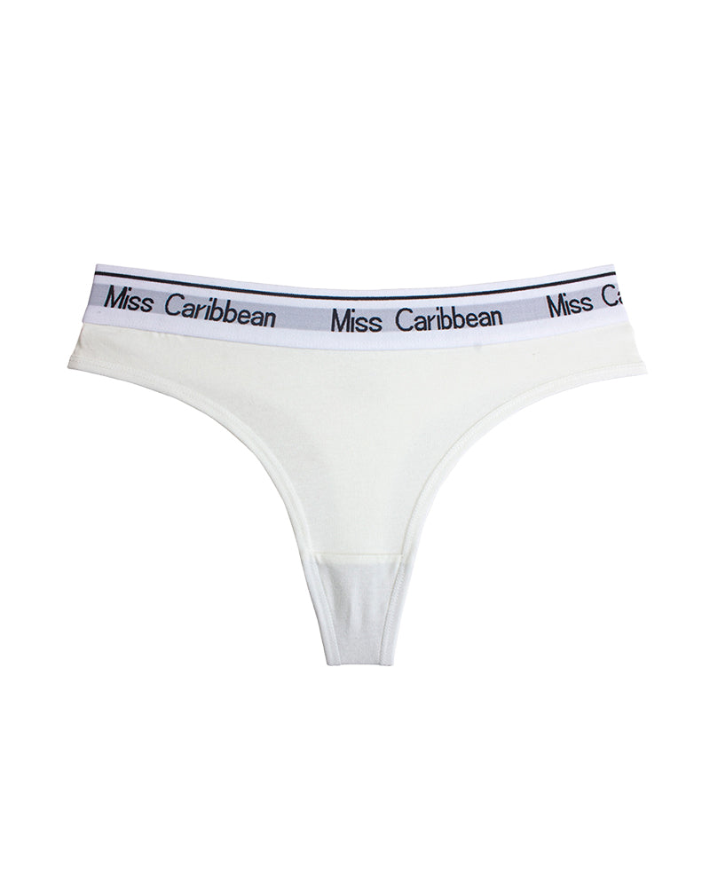 Curvvvy™ Wide Band Low-Rise Sporty Cotton Thong