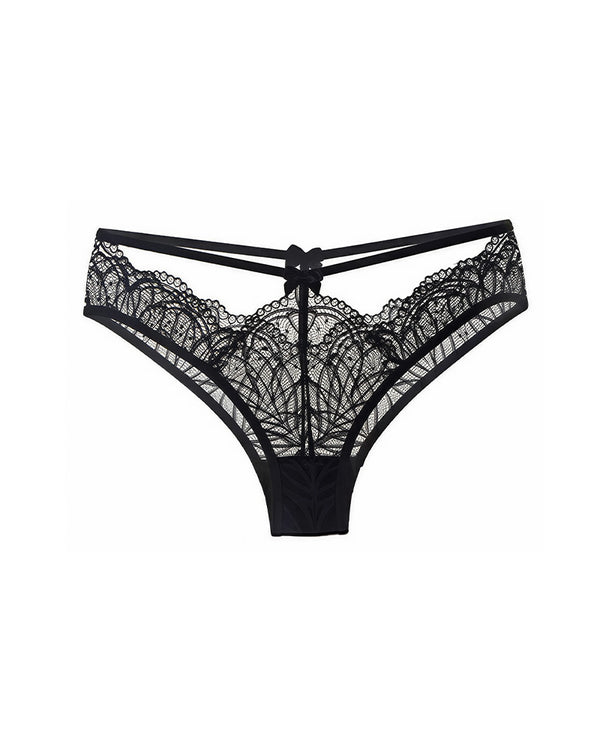 Curvvvy™ Cut-Out Lace Panties - Low-Rise Thong