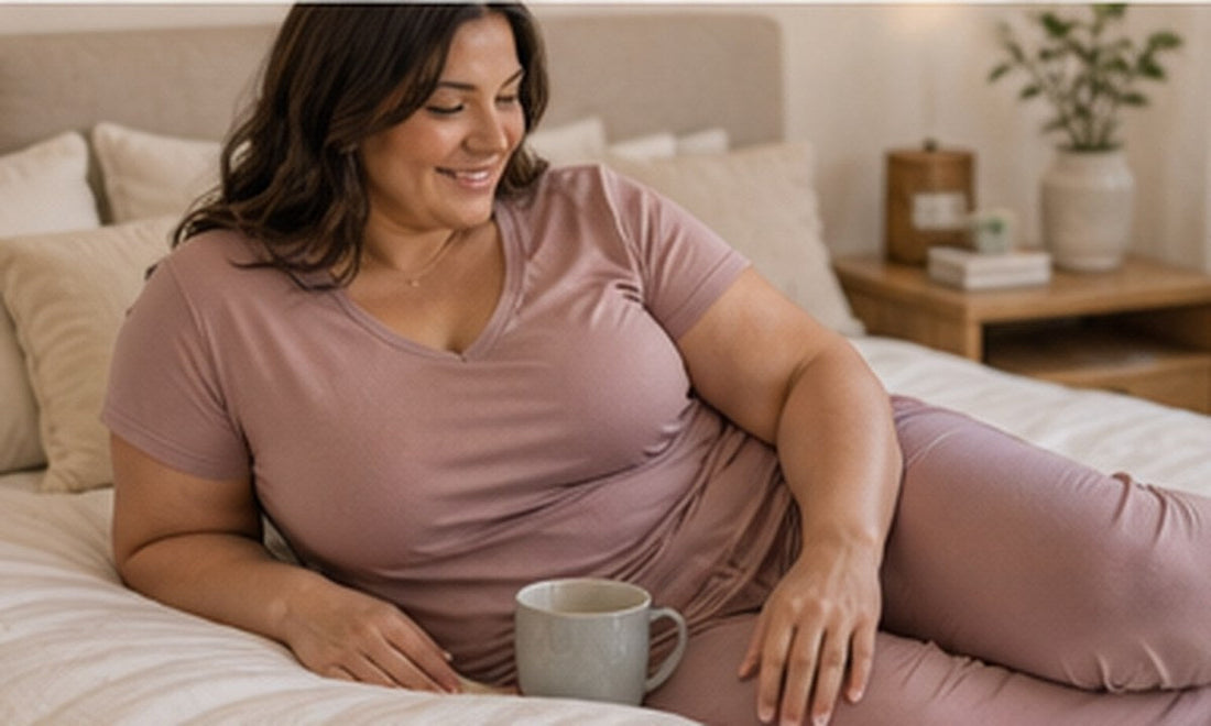 Curvvvy blog cover: Plus Size Loungewear Guide: Fit, Fabric, Best Picks 2026
