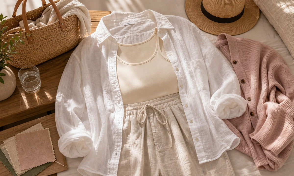 Curvvvy editorial cover: Best Wireless Bra Under a Linen Shirt: Smooth Summer Test 2026