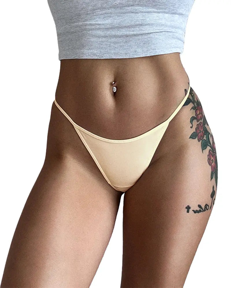 Curvvvy® ForLove – Animal Print Thin Strap Thong curvvvy